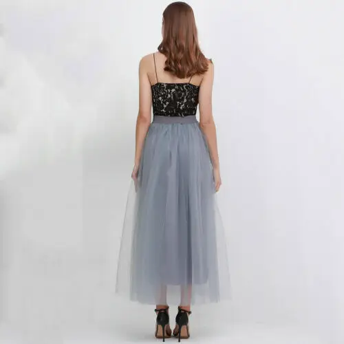 Женская модная юбка однотонная с высокой талией Повседневная | одежда