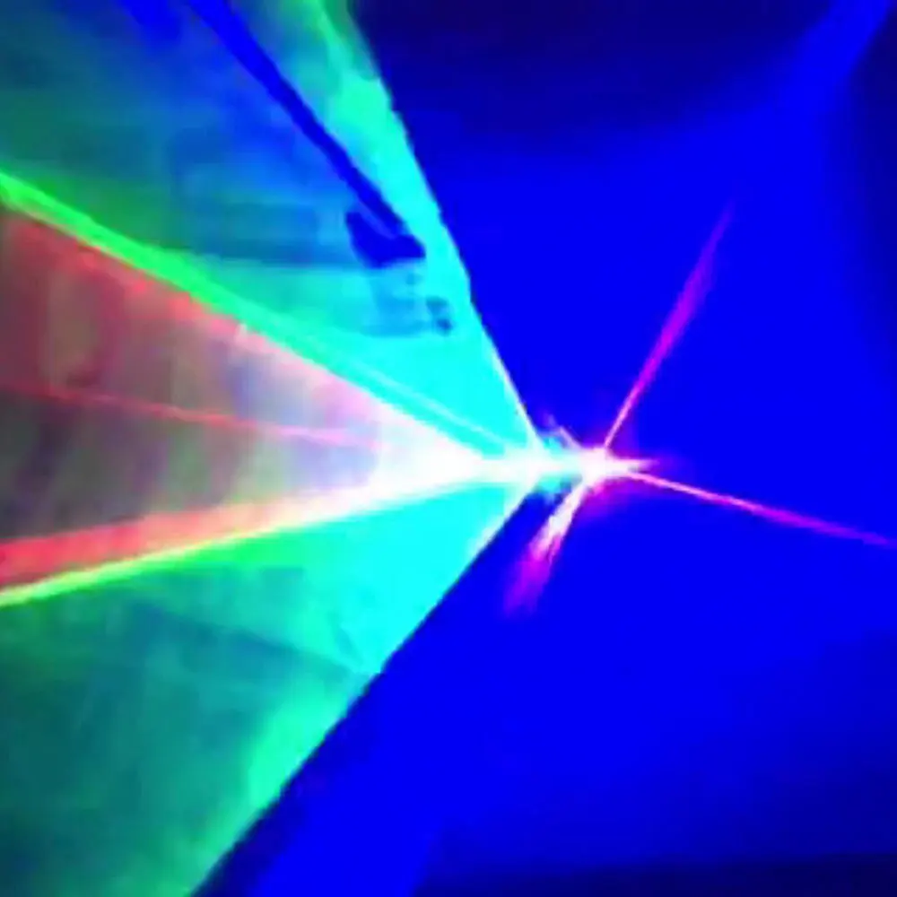 Hot 3 Heads Laser Light 0.3w RGB R 100mw G 45mw B 120mw DMX512 DJ /Bar /Party /Show /Stage LED Stage Machine | Лампы и освещение