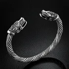LAKONE Teen браслет с волчьей головой индийские ювелирные изделия Модные аксессуары мужской браслет, Викинг наручные браслеты для женщин браслеты