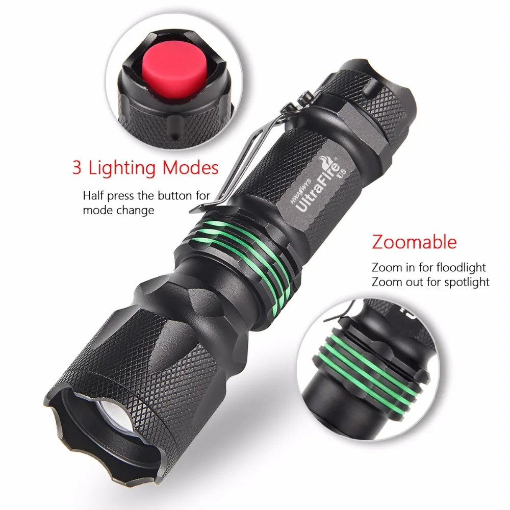 Светодиодный фонарь Ultrafire A100 CREE CP EQ5 передатчик Фонари Охота светильник фокус 5