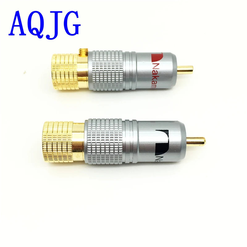 4 шт. позолоченные штекеры 10 мм AQJG|connector|l connector |