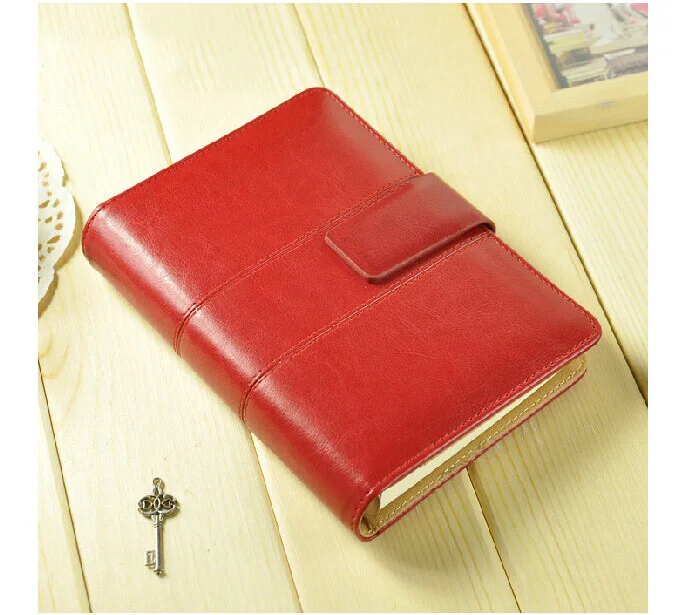 Высокое качество PU кожаный блокнот канцелярский дневник на спирали книга 120 gsm 80