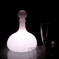 vintage wine led desk light usb rechargeable table lamp ip65 waterproof bar party home lighting rgb night lamp by remote control