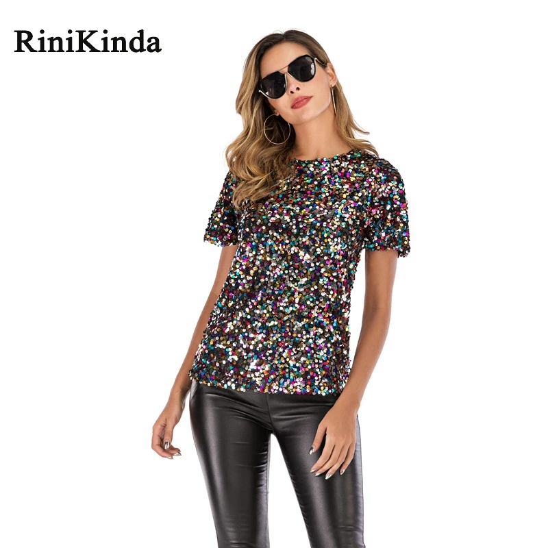 Новинка 2019! Женские футболки с круглым вырезом и коротким рукавом тонкие