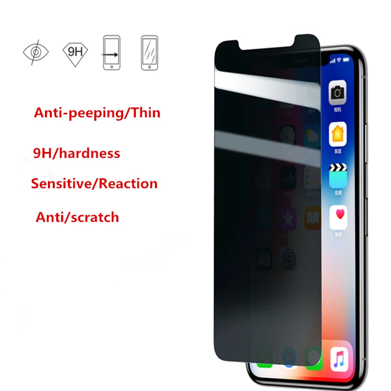 Закаленное стекло Защитное для iPhone 6 S 7 8 Plus X Защитная пленка экрана 5 5s se 4 |