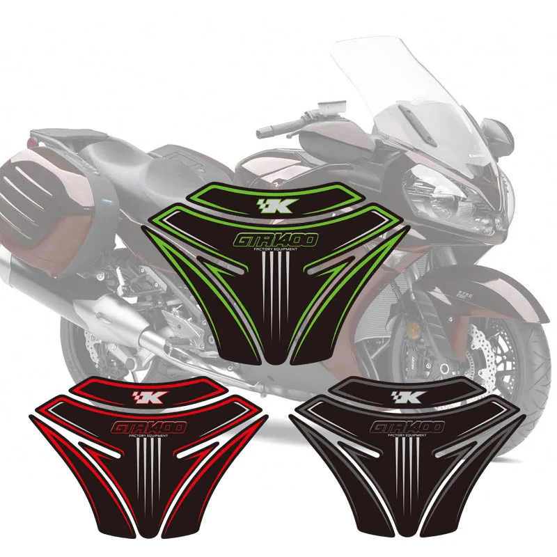 Новинка защитная наклейка на бак мотоцикла рыбные кости накладка для Kawasaki GTR 1400