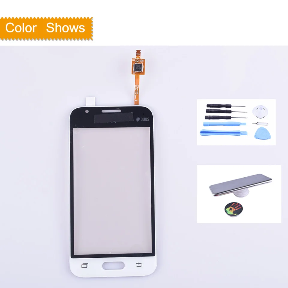 white with gift Для samsung Galaxy J1 Mini Prime J106 J106H J106F J106B J106M SM-J106F сенсорный экран Сенсорная панель дигитайзер стекло сенсорный экран - Цвет: white with gift