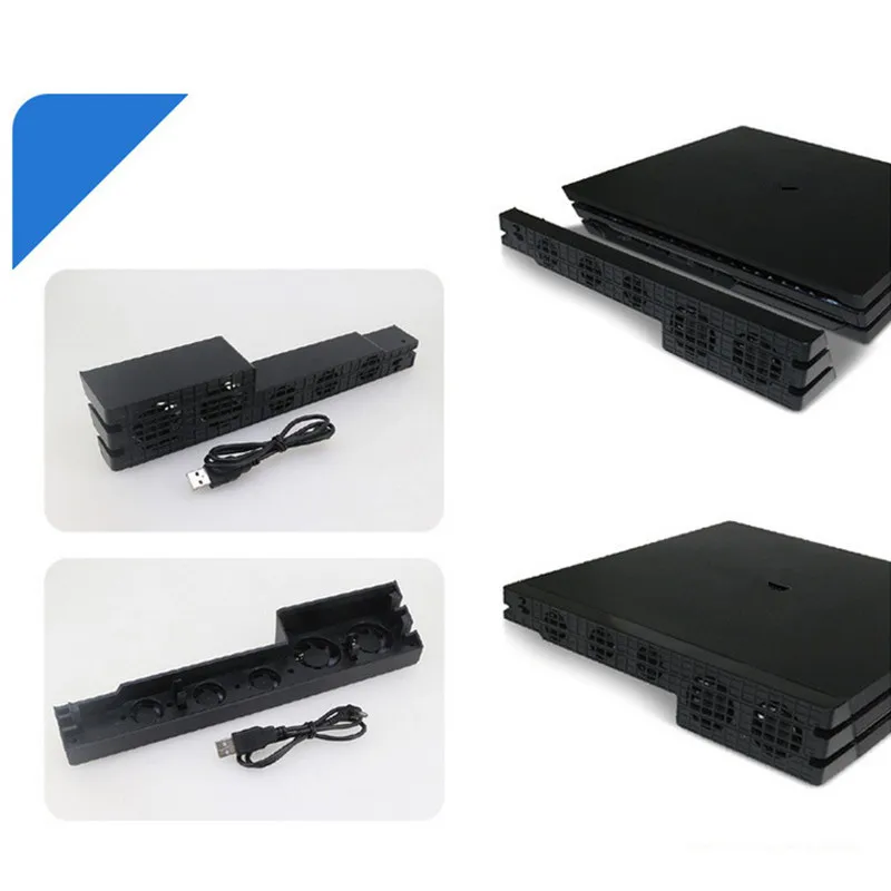 Вентилятор для игровой консоли PS4 Pro 5 в постоянного тока USB внешний вентилятор