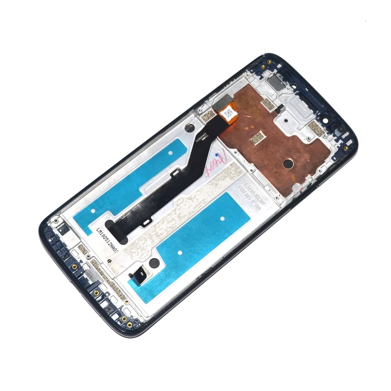 Протестировано для Moto G6 играть Xt1922-5 XT1922-6 XT1922-7 ЖК-экран Дисплей тела Touch со средним корпусом кольцо рамка в сборе
