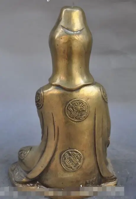 11 &quotкитай тибет буддизм храм латунь Кван Инь Гуаньинь Бодхисаттвы статуя