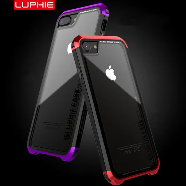 Чехол для iphone X XR XS Max металлический бампер Роскошный Алюминиевый 7 8 Plus 6 6s plus