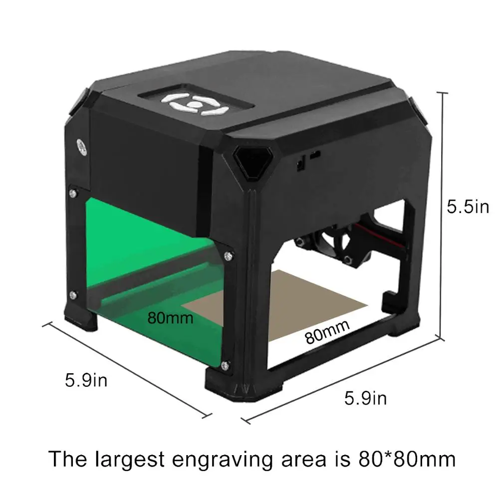 3000mw CNC lasergraveerija DIY logomärgi printerilõikur - Puidutöötlemisseadmed - Foto 4
