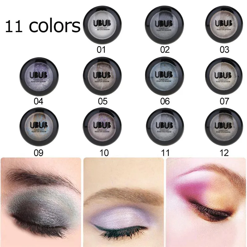 Блестящие высококачественные стойкие тени для век 11 цветов профессиональная