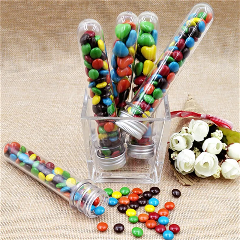 5/25/50 шт./лот 40 мл пластиковая пробирка Skittles конфетная коробка для детского душа