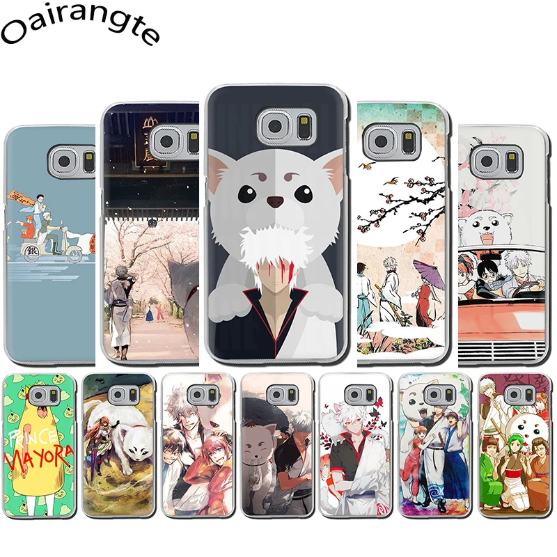 Жесткий чехол GINTAMA для телефона Samsung S6 S7 Edge S8 S9 S10 Plus S10e Note 8 9 10 M10 M20 M30 M40 | Мобильные