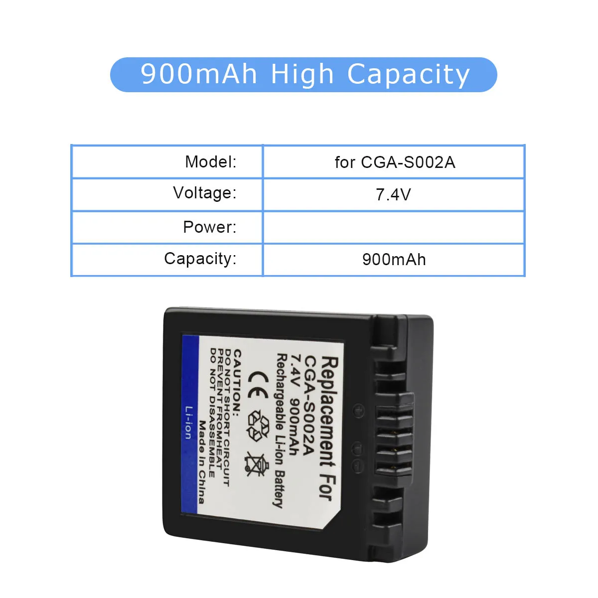 2 х 900 mAh CGA-S002 CGAS002 CGA S002 Камера Батарея + ЖК-дисплей Зарядное устройство для Panasonic
