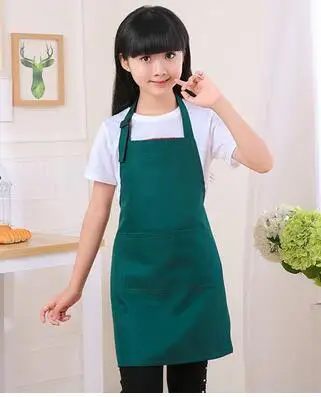 only apron Dggeen Детский фартук, детский рукав, шляпа, карман для детского сада, кухни, для выпечки, живопись, для приготовления пищи, напитков, еды, Enfant Tablier Delantal, логотип, принт - Цвет: only apron Dggeen