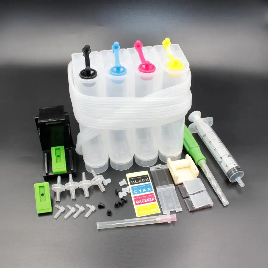 

INK WAY DIY CISS 74XL 75XL Replacement for HP 74 75 for Photosmart C4200 C5200 C4300 Officejet J5780 C4280 4345 4380