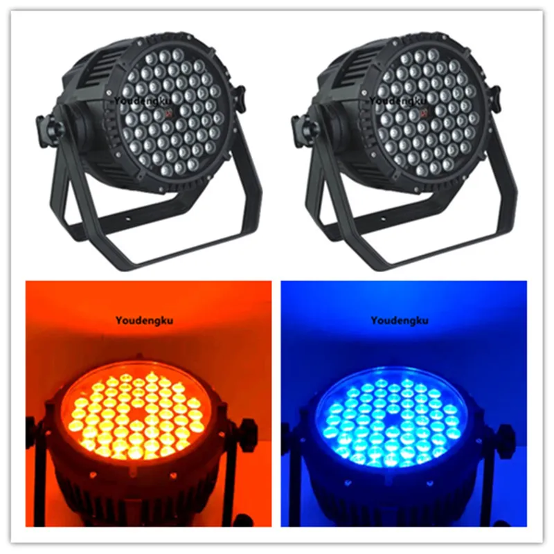 16 шт. 2016 наружные светодиодные цветные сценические огни IP65 par can light 54x3w RGB 3 в 1