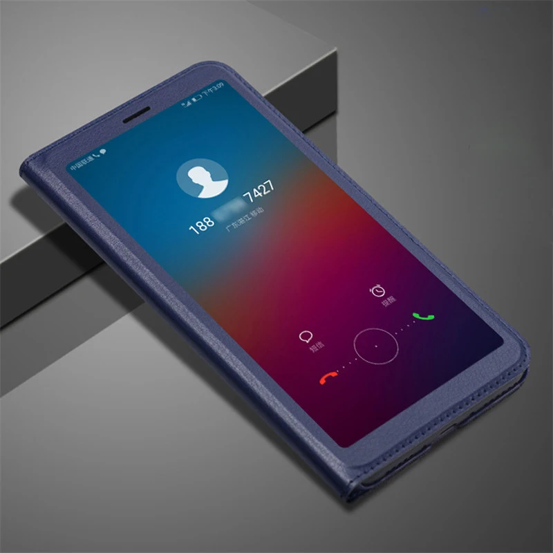 Чехол для Honor 7C 7A Pro чехлы Huawei чехол с откидной крышкой кожа Жесткий ПК роскошный