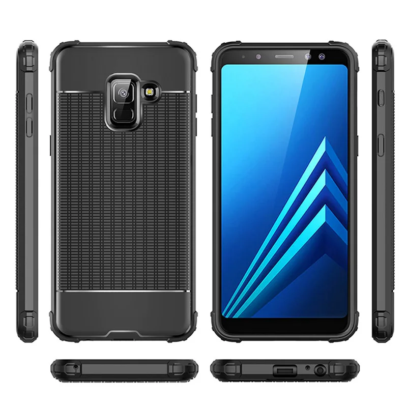 Противоударный силиконовый чехол для Samsung Galaxy S9 S8 Plus S7 J3 J5 J7 2017 A7 A6 A8 J4 J6 2018 Note 9 8