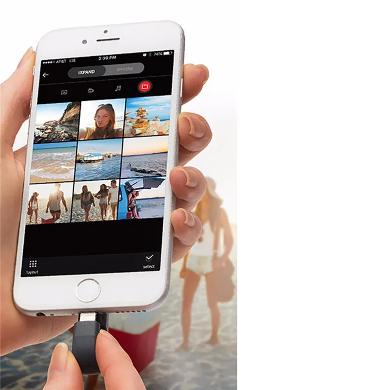 SanDisk 3 0 USB флеш-накопитель U накопитель OTG Lightning разъем палка 16 ГБ 32 64 128 256 г для iPhone