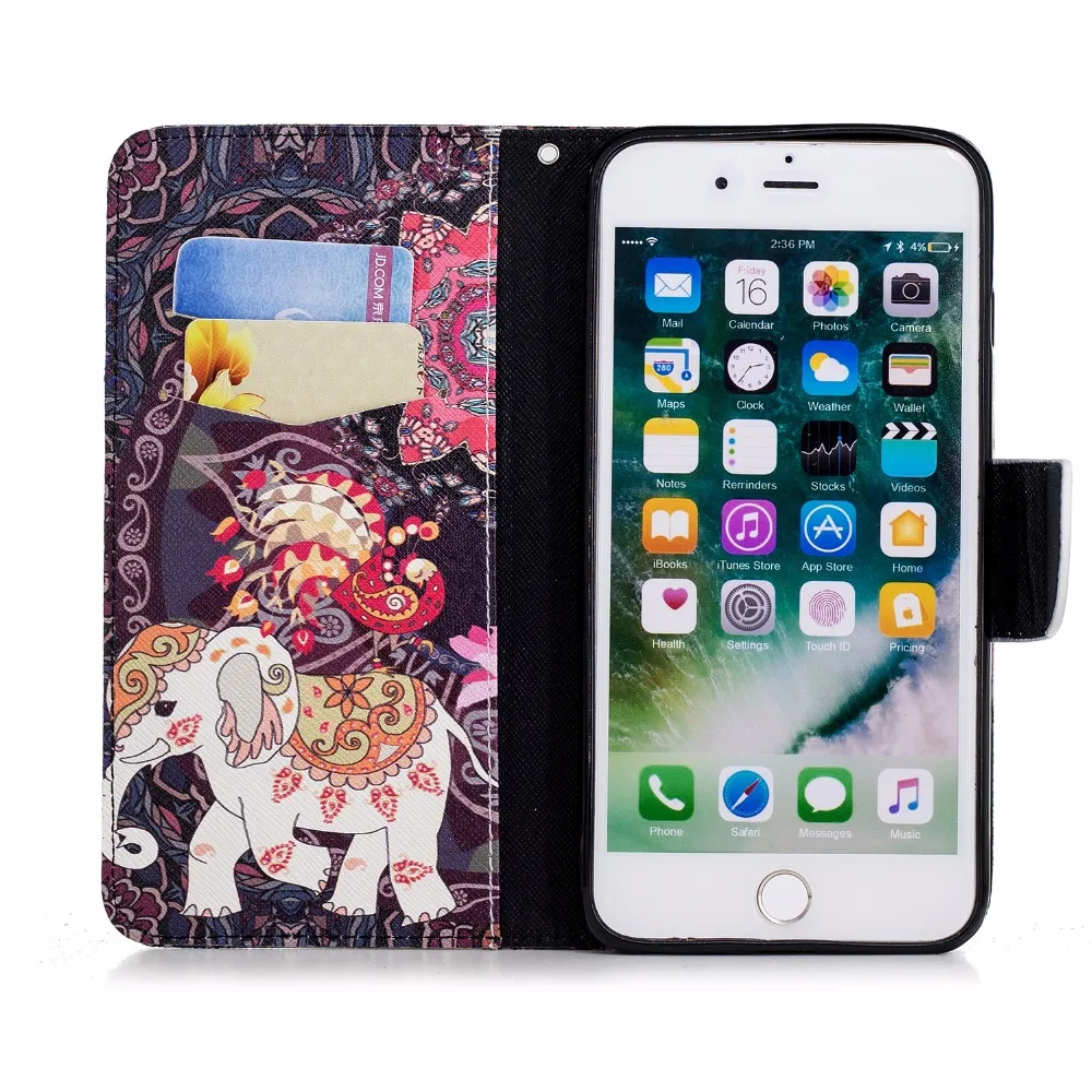 Кошелек кожаный чехол для iphone 6 7 + 8 Plus телефона plus A1522 a1660 откидная крышка X A1865