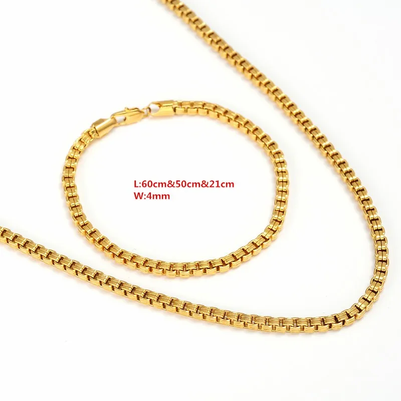 Комплект из колье серёг и браслета 4 мм|gold filled jewelry set|jewelry sets for womenjewelry |