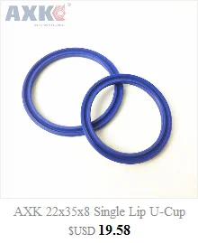 AXK IUH 65X78X10 NBR резиновое уплотнение/UN 25X33X5,7/UR 55X66X7,3 PU U Cup seal гидравлическое уплотнение полиуретана(PU) U кольцо