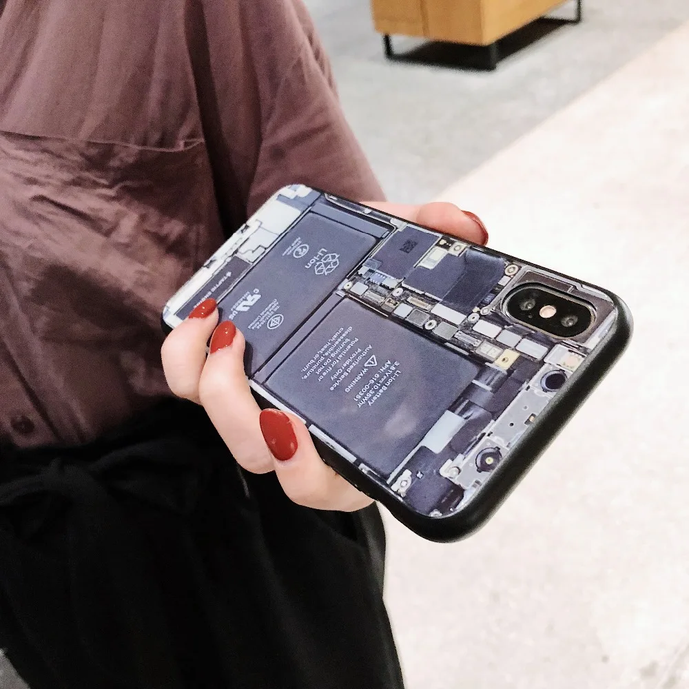 Чехол-батарея для телефона из закаленного стекла iPhone XR XS Max X 8 7 6S 6 Plus разборный