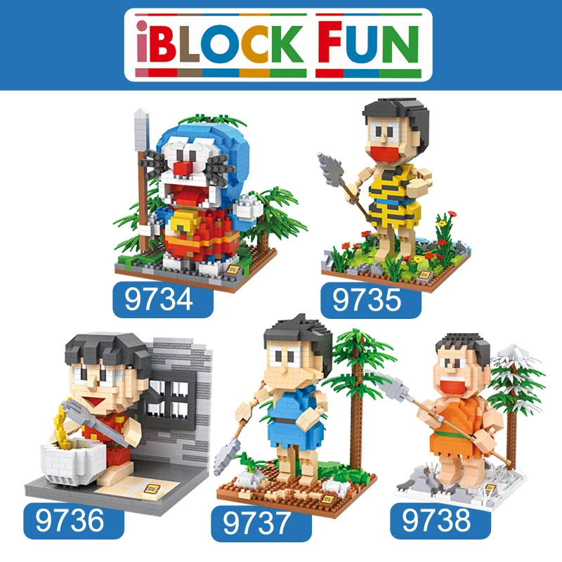 LOZ Конструктор Игрушка Doraemon фигурку аниме алмаз игрушка для детей в возрасте 14 +