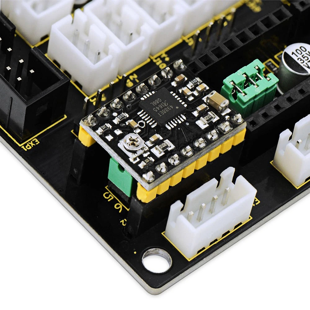 A4988 Reprap шаговый двигатель привода доска для 3D принтеры регулируемый потенциометр
