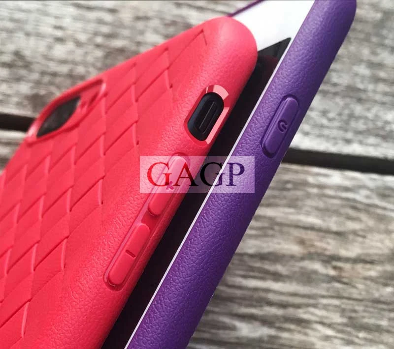 Для iphone X 10 iphone 6s 6 Plus чехол XS Max XR плетеный кожаный чехол X Силиконовый чехол для iphone 11 Pro iphone 7 8 plus чехол