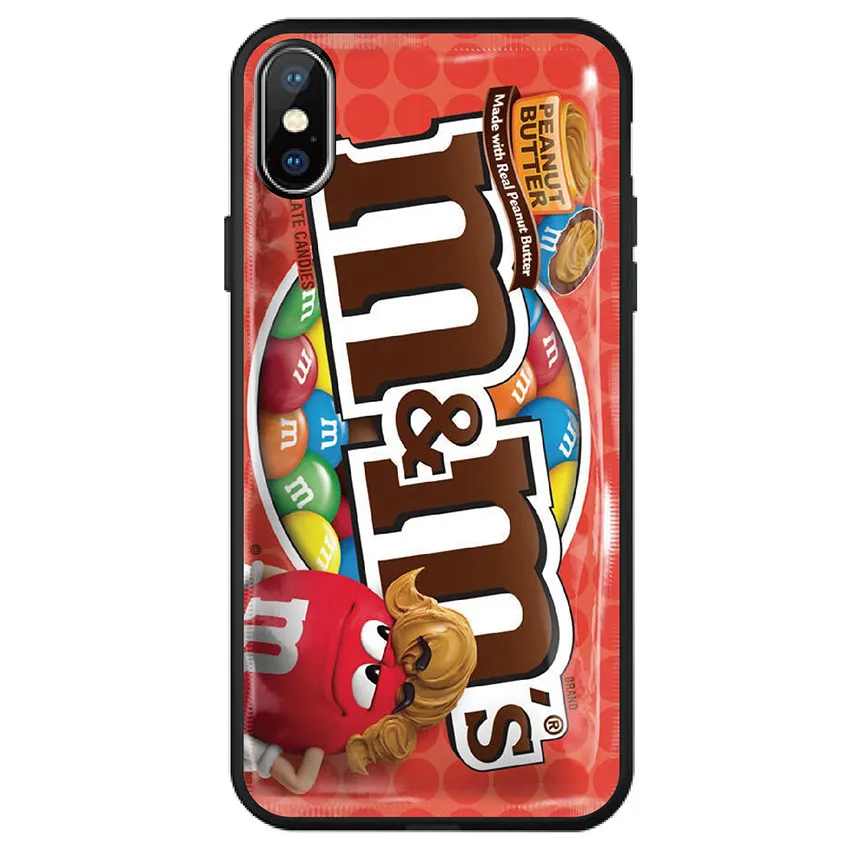 12 Чехол для iPhone 11 pro X XS Max XR 7 6 6S 8 Plus 5 S 5S SE M& Ms шоколадный Мягкий ТПУ Мягкий силиконовый чехол для телефона - Цвет: 12