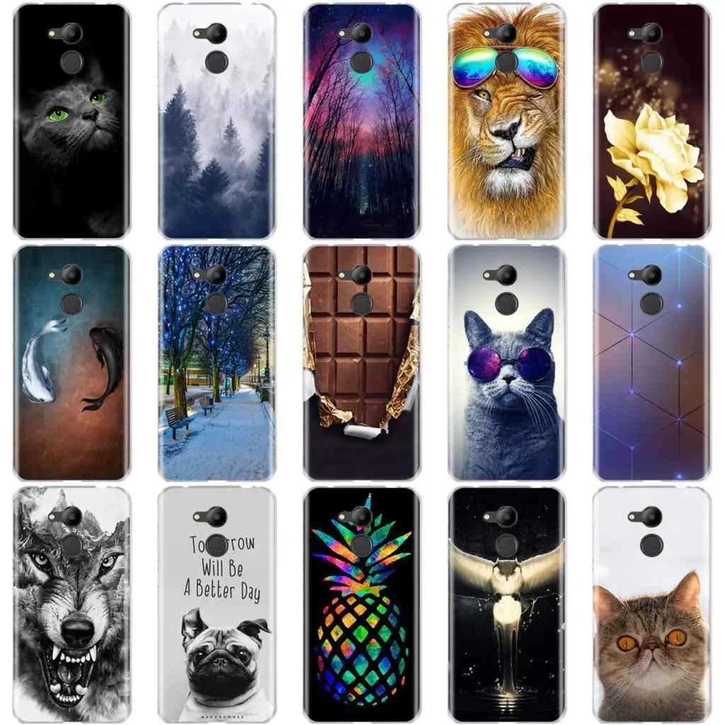 Чехол для Huawei Honor 6C Pro чехол 5 2 дюйма милый мягкий силиконовый с 3D котом чехлы