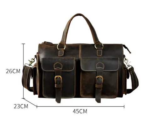 Ретро crazy horse кожа мужские портфели мужской 14-дюймовый ноутбук сумки из натуральной кожи, деловая сумка через плечо, сумка-мессенджер сумка Компьютерная сумка сумки через плечо