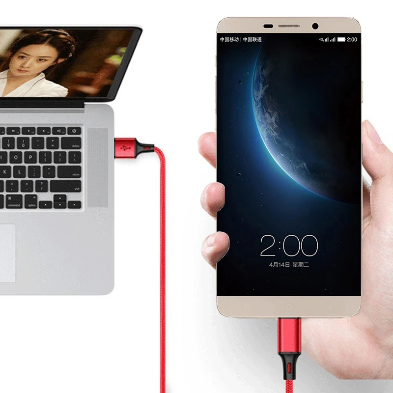 Usb type-C зарядный кабель для samsung galaxy S9 S8 plus Note 9 Xiaomi Mi 8 huawei P20 короткий длинный провод зарядного устройства 1 2 м 3 м