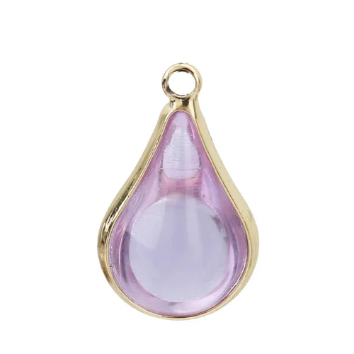 DoreenBeads модные медные и стеклянные подвески, Золотой Павлин, синие разноцветные шармы 18 мм x 10 мм(6/" x 3/8")-17 мм x 10 мм, 5 шт - Окраска металла: 7