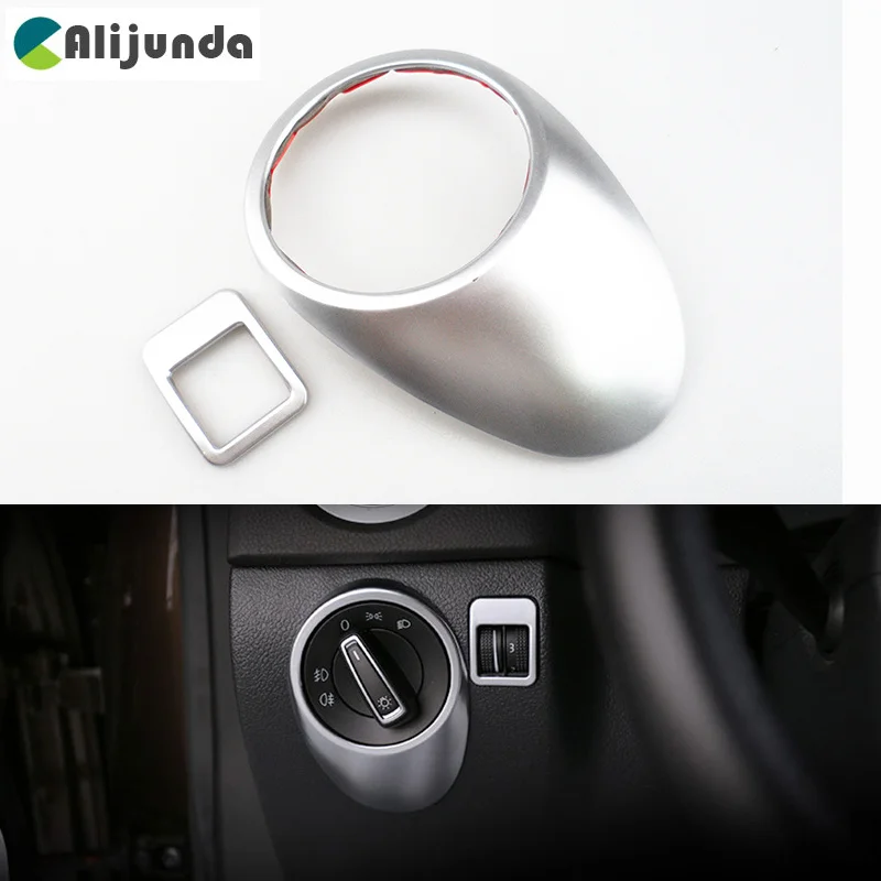 2 шт./компл. декоративная накладка на головную лампу для Volkswagen VW Tiguan 2010 2014