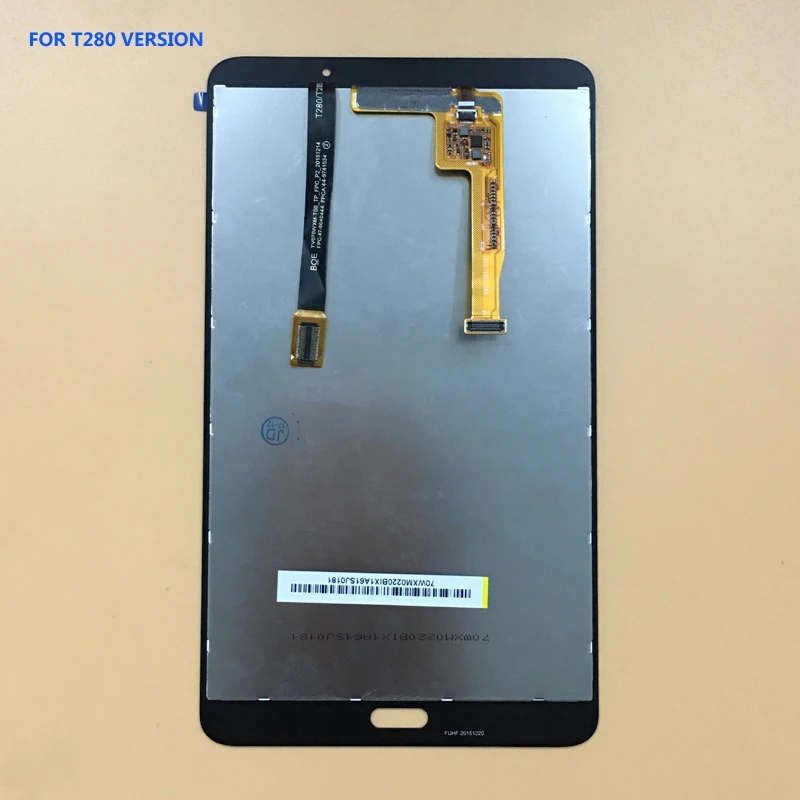 Черный/белый для Samsung Galaxy Tab A 7 0 SM T280 T285 сенсорный экран дигитайзер панель Стекло +