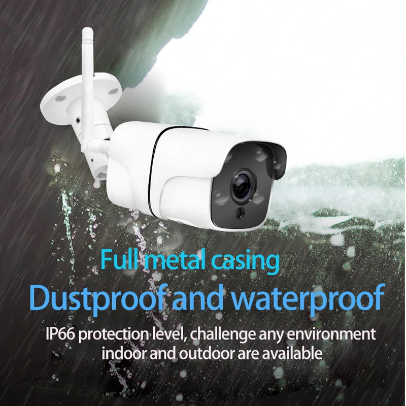 Jvtsmart уличная беспроводная Wifi CCTV ip камера 1080P 720p HD ночного видения Пуля