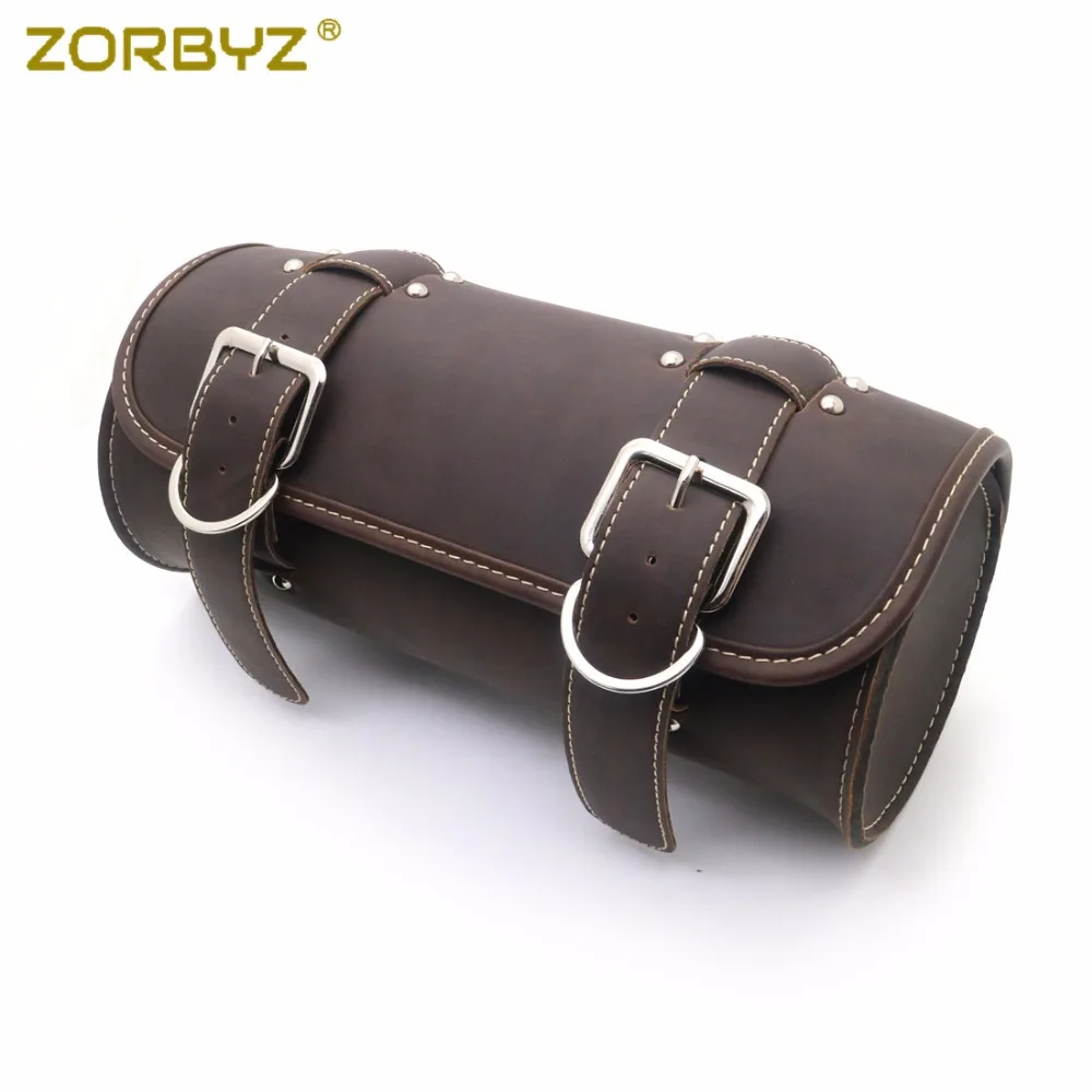 Седельная сумка ZORBYZ для мотоцикла универсальная из искусственной кожи