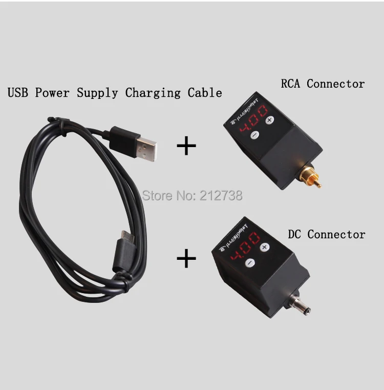 Новейший беспроводной источник питания мини мощность татуировки RCA/DC разъем татуировки Поставщик Для татуировки ручка машина