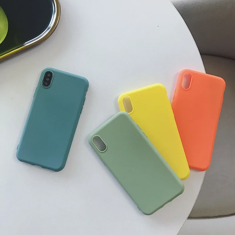 Твердые Цвет чехол для OPPO F11 A9 A7 A5S A3S K1 R15X R17 F9 RX17 Neo Чехол Мягкий матовый чехол-накладка для мобильного телефона из ТПУ чехол s