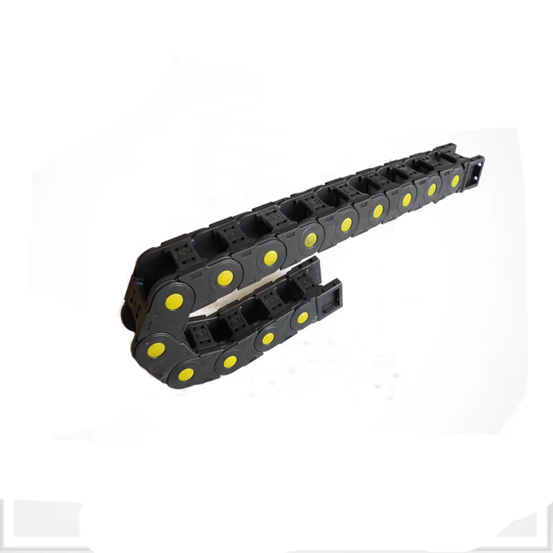 

bridge type can open plastic 25mmx75mm drag chain with end connectors length 1000mm engraving machine cable for CNC router 1pcs