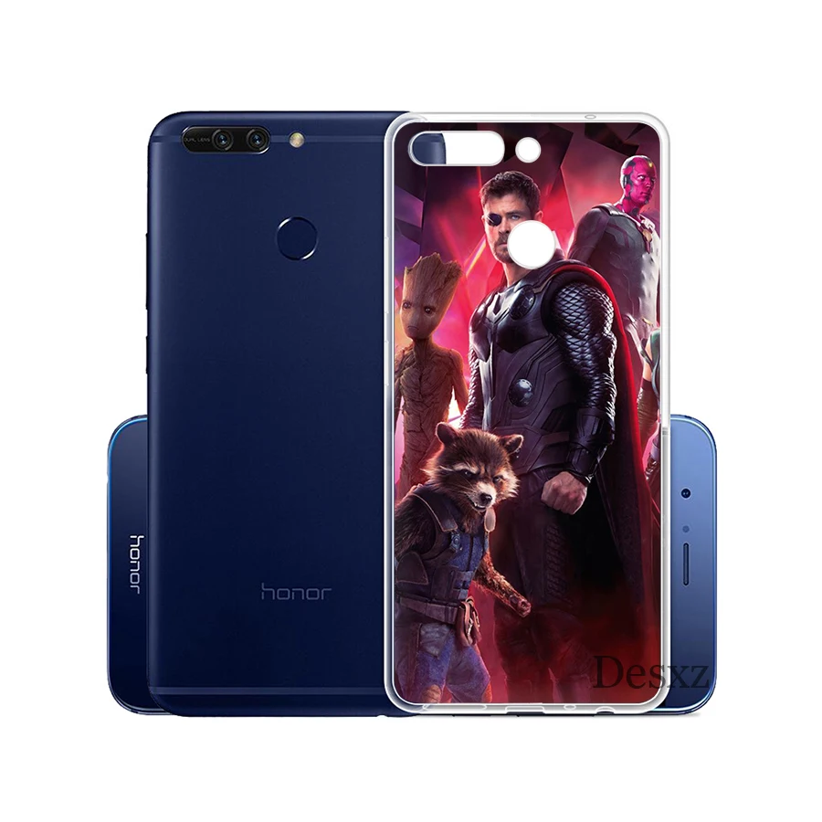 Gerleek Marvel супергерой жесткий чехол для huawei Honor Play 10 9 8 7X 8X Lite 7A 7C 8C Note 6A 6C сумка |