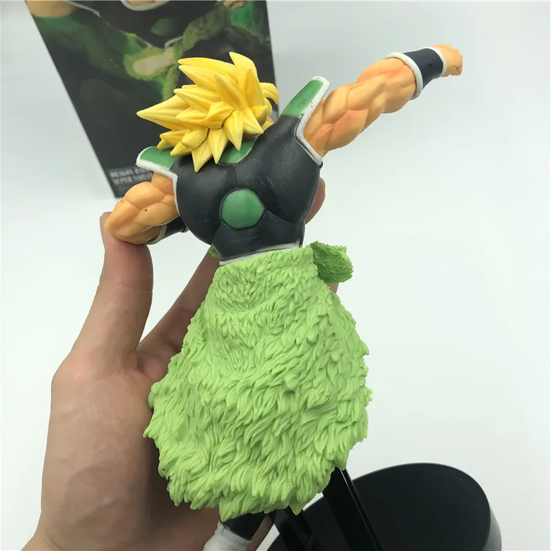 Dragon Ball Z Super Broly Movie Ver. Зеленые волосы против Гоку броли Супер Saiyan боевой формы ПВХ Фигурки Модель DBZ 24 см