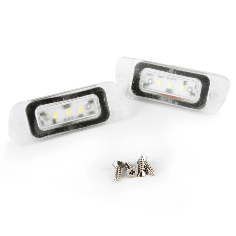 1 Pair No Error Rear 2 SMD LED Number License Plate Light Kit For Mercedes R ML GL Class W164 x164 W251 R300 R320 R550 R500 | Автомобили и