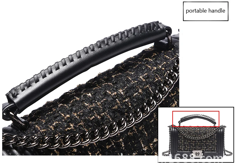 Сумки для женщин сумки через плечо маленькая сумка через плечо роскошные Дизайнерские Сумочки Мини Винтаж Женский шерстяной вместительная сумка