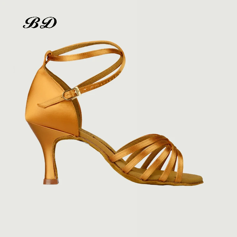 Sneakers High-end Dance Shoes Ballroom Latin Sports Fitness Preferred BD 211 Modern Women Soft Sole Sandals FREE BAG HEEL 8.5 CM